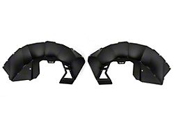 DV8 Offroad Front Aluminum Inner Fenders; Black (21-25 Bronco, Excluding Raptor)