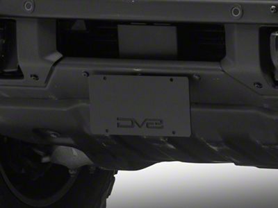 DV8 Offroad Front Bumper License Plate Mount (21-25 Bronco w/ Capable Steel Front Bumper)