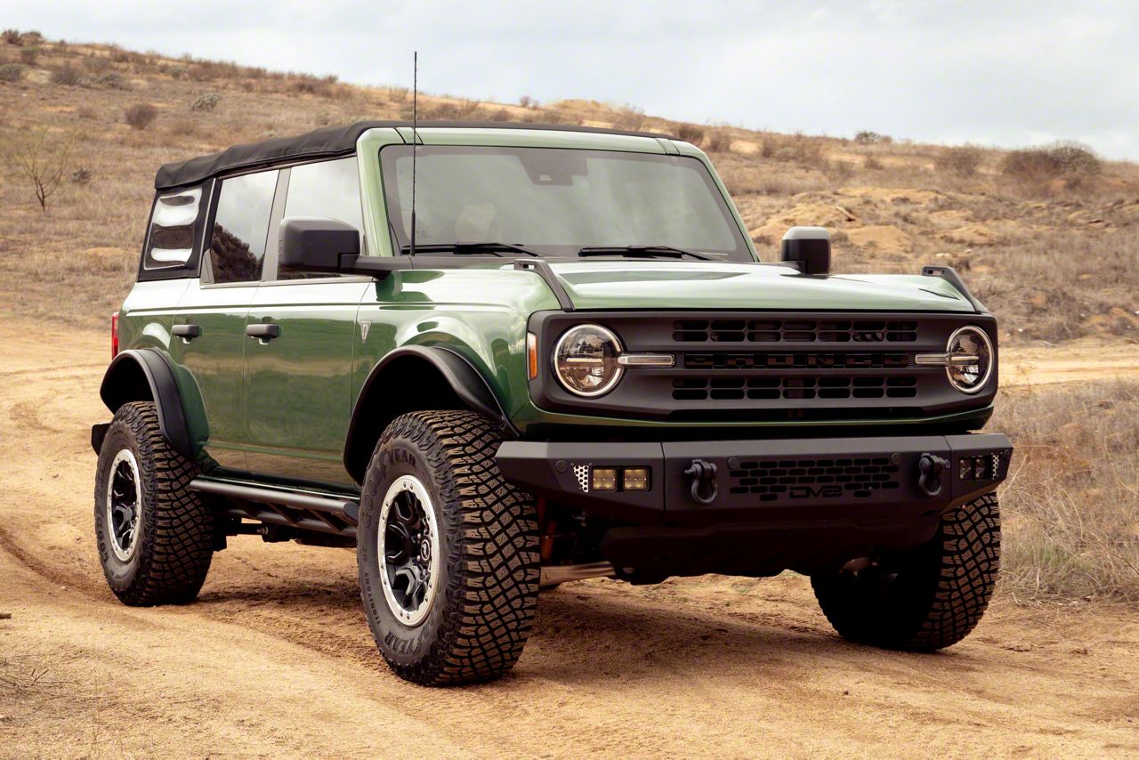 Bushwacker Bronco Pocket Style Fender Flares; Front and Rear