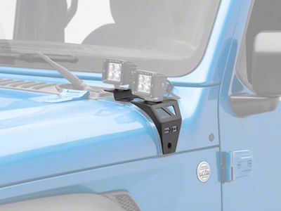 DV8 Offroad A-Pillar Dual Pod Light Mounts (20-25 Jeep Gladiator JT)