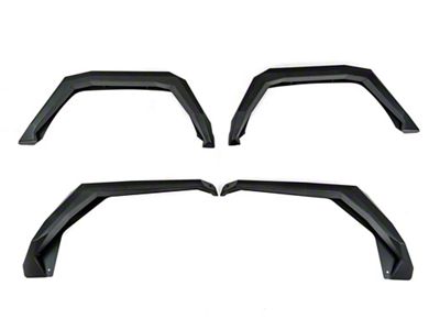 DV8 Offroad Armor Fender Flares; Textured Black (20-25 Jeep Gladiator JT)
