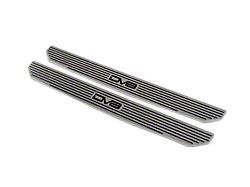 DV8 Offroad Door Sill Plates with DV8 Logo; Front (20-24 Jeep Gladiator JT)