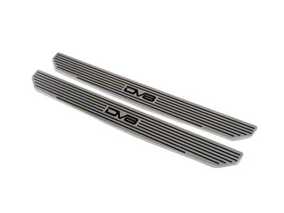 DV8 Offroad Door Sill Plates with DV8 Logo; Front (20-25 Jeep Gladiator JT)