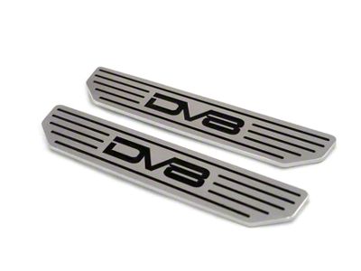 DV8 Offroad Door Sill Plates with DV8 Logo; Rear (20-25 Jeep Gladiator JT)