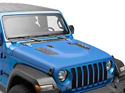 DV8 Offroad Rubicon Replica Hood; Unpainted (20-25 Jeep Gladiator JT, Excluding Mojave)
