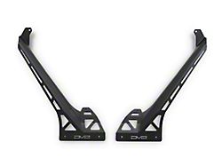 DV8 Offroad 50-Inch Over-Windshield Light Bar Mounting Brackets (18-25 Jeep Wrangler JL, Excluding 4xe & Rubicon 392)