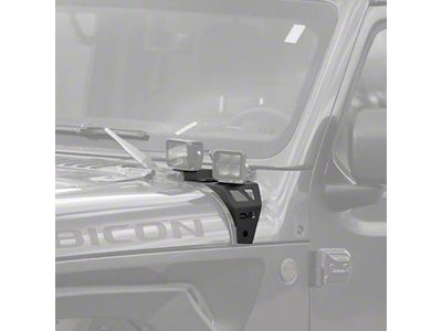 DV8 Offroad A-Pillar Dual Pod Light Mounts (18-25 Jeep Wrangler JL, Excluding 4xe)