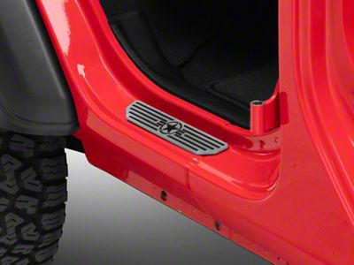 DV8 Offroad Door Sill Plates; Rear (18-25 Jeep Wrangler JL 4-Door)