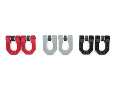 DV8 Offroad Elite Series D-Ring Shackles; Pink