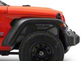 DV8 Offroad Front Aluminum Inner Fenders; Black (18-26 Jeep Wrangler JL)