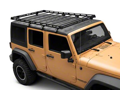 DV8 Offroad Full-Length Roof Rack (07-18 Jeep Wrangler JK 4-Door)