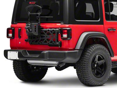 DV8 Offroad HD Easy Open Hinge Replacement Spare Tire Carrier (18-25 Jeep Wrangler JL)