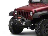 DV8 Offroad FS-15 Hammer Forged Stubby Front Bumper with Fog Light Openings (07-18 Jeep Wrangler JK)
