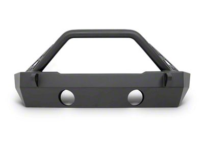 DV8 Offroad FS-15 Hammer Forged Stubby Front Bumper with Fog Light Openings (07-18 Jeep Wrangler JK)