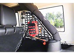 DV8 Offroad Pocketed Rear Window MOLLE Panels (07-18 Jeep Wrangler JK 4-Door w/ Hard Top)
