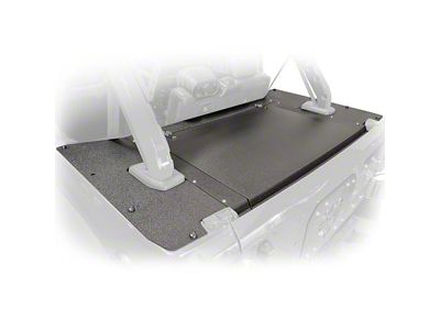 DV8 Offroad Rear Storage Security Cover (18-25 Jeep Wrangler JL 4-Door, Excluding 4xe)