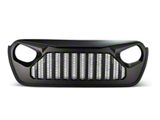 DV8 Offroad Replacement Grille; Black (18-26 Jeep Wrangler JL)