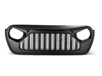 DV8 Offroad Replacement Grille; Black (18-25 Jeep Wrangler JL)