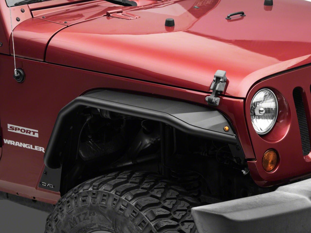 DV8 Offroad Jeep Wrangler Slim Fender Flares FDJK-07 (07-18 Jeep