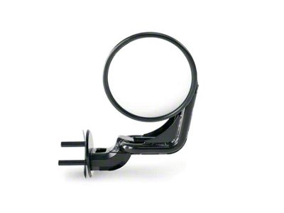 DV8 Offroad Tubular Mirrors; Black (07-18 Jeep Wrangler JK)