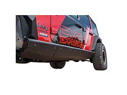 DV8 Offroad Mini Boatside Style Rock Sliders (18-25 Jeep Wrangler JL 4-Door)