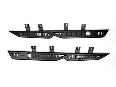 DV8 Offroad OE Plus Series Side Step Bars; Textured Black (24-26 Tacoma Double Cab)