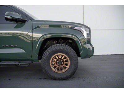 DV8 Offroad Front Aluminum Inner Fenders; Black (22-25 Tundra)