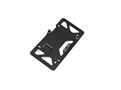 DV8 Offroad Universal Quick Release D-Ring License Plate Mount (Universal; Some Adaptation May Be Required)
