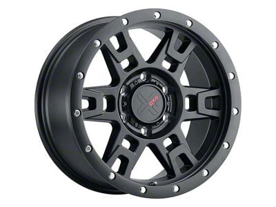 DX4 Wheels TERRAIN Flat Black 6-Lug Wheel; 16x8; -6mm Offset (05-15 Tacoma)