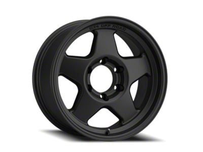 DX4 Wheels Rover Flat Black 6-Lug Wheel; 17x8.5; -18mm Offset (24-25 Tacoma)