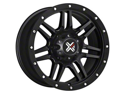 DX4 Wheels 7S Flat Black 6-Lug Wheel; 18x9; 25mm Offset (25-26 4Runner)