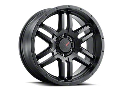 DX4 Wheels DYNO Flat Black 6-Lug Wheel; 18x8; 35mm Offset (25-26 4Runner)