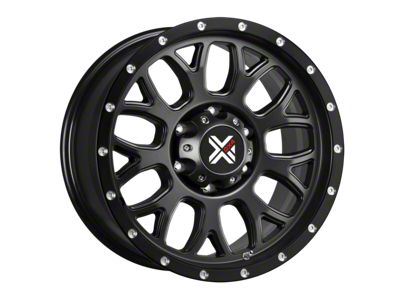 DX4 Wheels GEAR Flat Black 6-Lug Wheel; 17x8.5; -6mm Offset (25-26 4Runner)