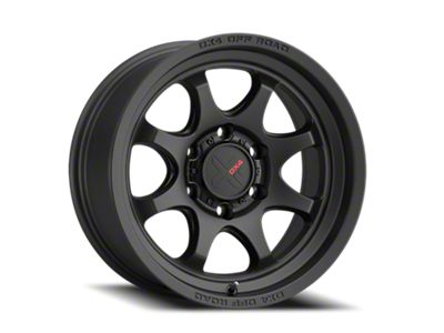DX4 Wheels Rhino Flat Black 6-Lug Wheel; 17x8.5; 0mm Offset (25-26 4Runner)