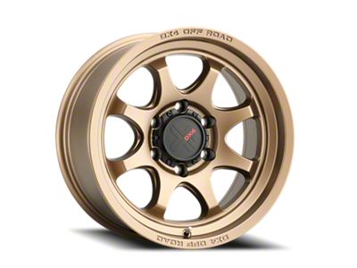 DX4 Wheels Rhino Frozen Bronze 6-Lug Wheel; 17x8.5; -18mm Offset (25-26 4Runner)