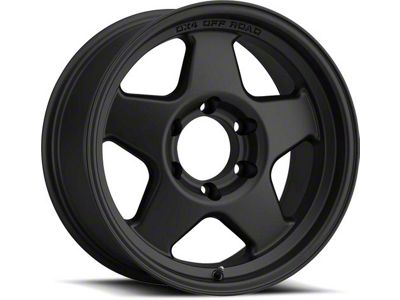 DX4 Wheels Rover Flat Black 6-Lug Wheel; 17x8.5; 0mm Offset (25-26 4Runner)