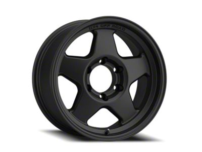 DX4 Wheels Rover Flat Black 6-Lug Wheel; 17x8.5; -18mm Offset (25-26 4Runner)