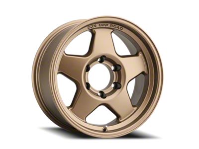 DX4 Wheels Rover Frozen Bronze 6-Lug Wheel; 17x8.5; -18mm Offset (25-26 4Runner)
