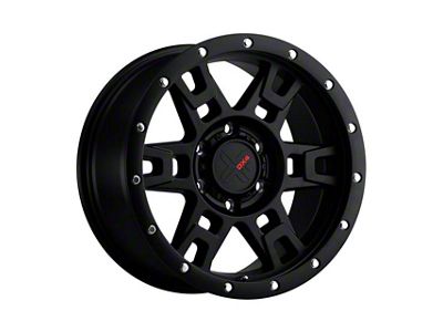 DX4 Wheels TERRAIN Flat Black 6-Lug Wheel; 17x8.5; 10mm Offset (25-26 4Runner)