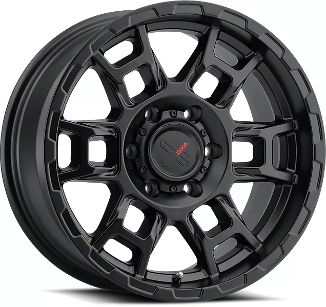 DX4 Wheels Toyota 4-Runner Beast Flat Black 6-Lug Wheel