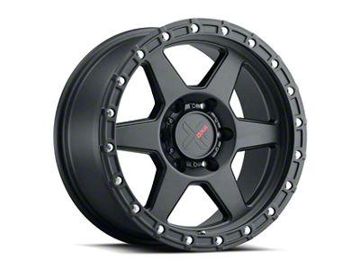 DX4 Wheels RECON Flat Black 6-Lug Wheel; 17x8.5; 10mm Offset (22-25 Bronco Raptor)