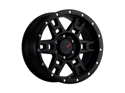 DX4 Wheels TERRAIN Flat Black 6-Lug Wheel; 17x8.5; 10mm Offset (22-25 Bronco Raptor)