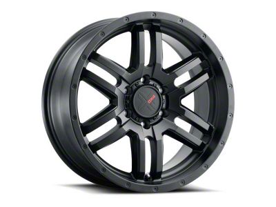 DX4 Wheels DYNO Flat Black Wheel; 18x8; 35mm Offset (22-25 Jeep Grand Cherokee WL)
