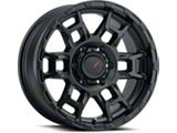 DX4 Wheels Beast Flat Black Wheel; 16x8; 0mm Offset (87-95 Jeep Wrangler YJ)