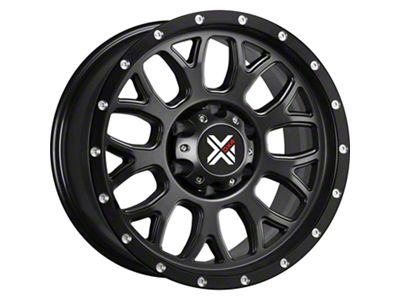 DX4 Wheels GEAR Flat Black 6-Lug Wheel; 16x8.5; 18mm Offset (16-23 Tacoma)