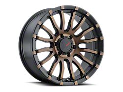 DX4 Wheels OCTANE Flat Black with Bronze Shadow 6-Lug Wheel; 20x9; 10mm Offset (16-23 Tacoma)