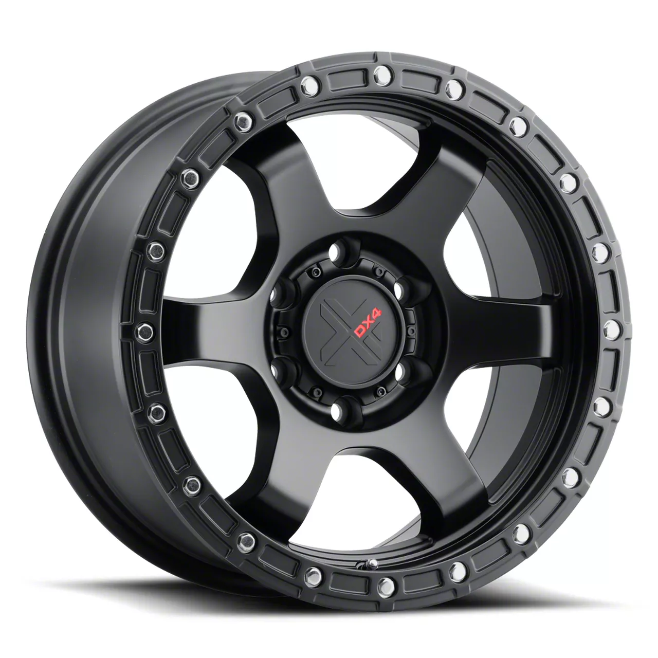 DX4 Wheels Tundra NITRO Flat Black 6-Lug Wheel; 18x9; -12mm Offset ...