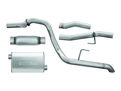 Dynomax QuietCrawler Single Exhaust System; Turn Down (20-25 3.6L Jeep Gladiator JT)