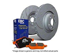 EBC Brakes Stage 8 Orangestuff Brake Rotor and Pad Kit; Front (14-23 Jeep Cherokee KL w/ Single Piston Front Calipers)