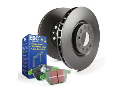 EBC Brakes Stage 14 Greenstuff 6000 Brake Rotor and Pad Kit; Front (20-25 Jeep Gladiator JT)
